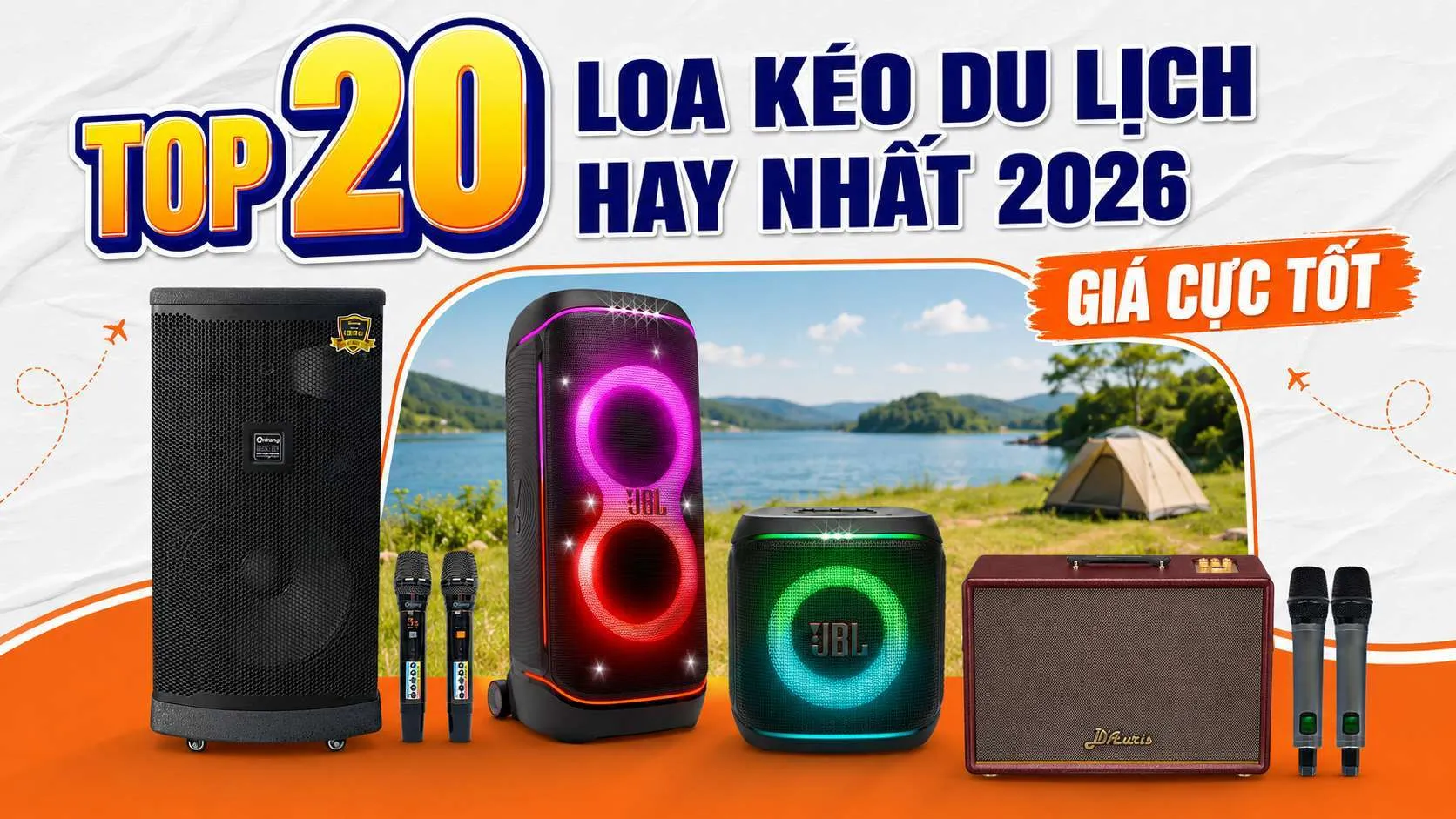Top 20 loa kéo du lịch hay nhất 2026, Giá cực tốt