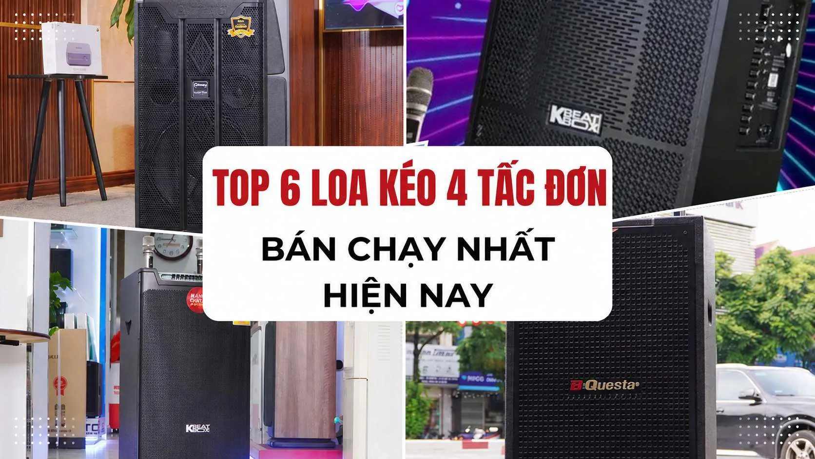 Top 6 loa kéo 4 tấc đơn Pin Trâu, Karaoke Hay Nhất