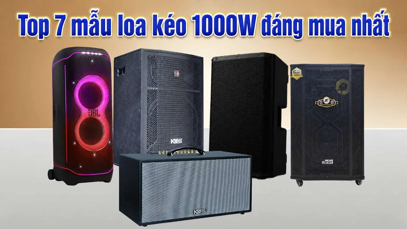 Top 7 mẫu loa kéo công suất 1000W bán chạy nhất 2026