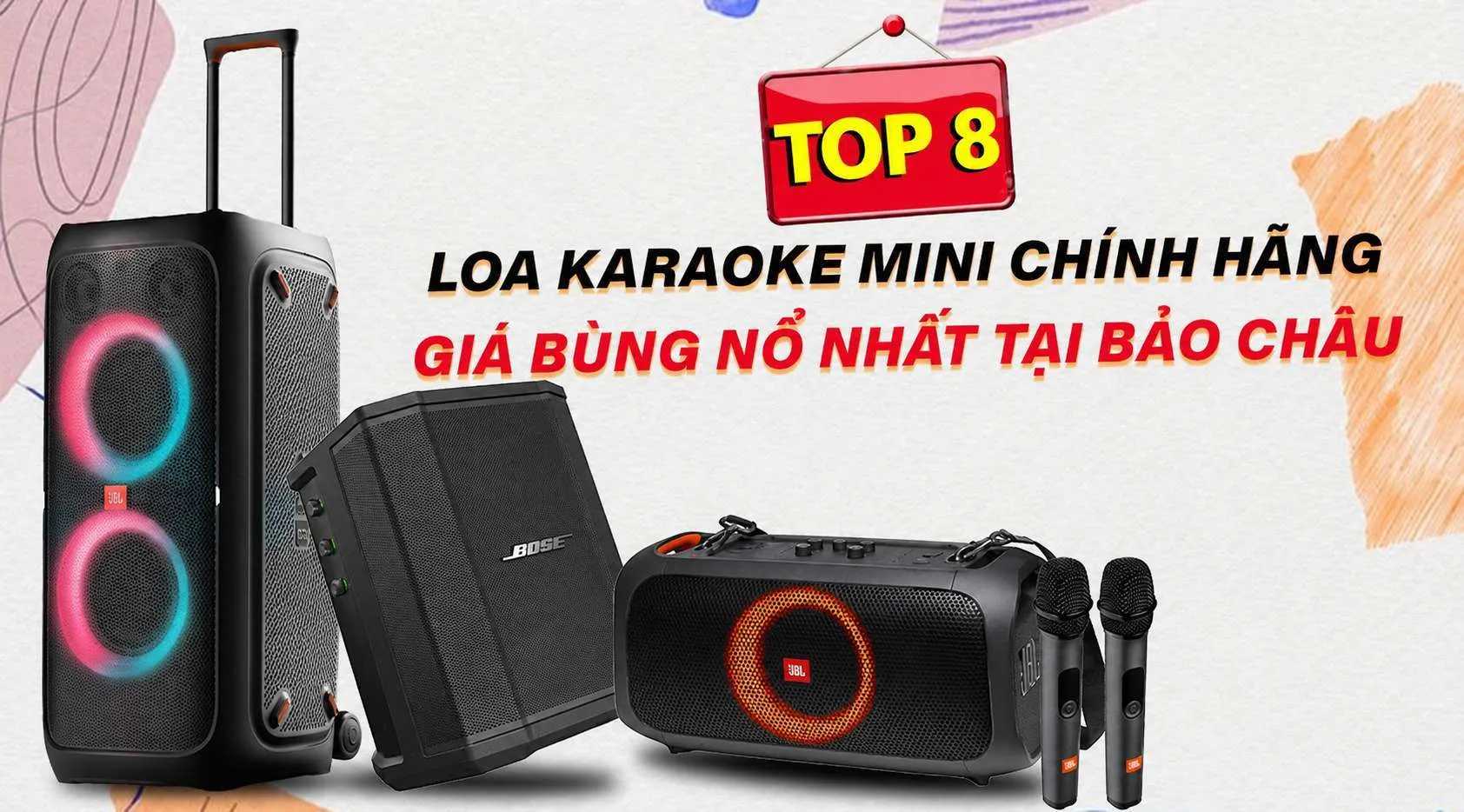 Top 8 Loa karaoke Mini chính hãng giá bùng nổ nhất tại Bảo Châu