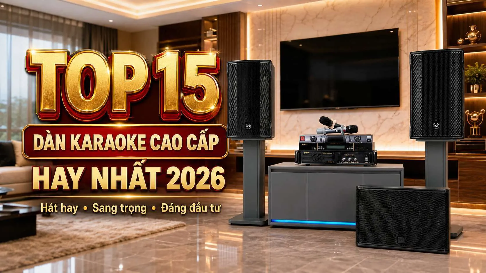 Top 15 dàn karaoke cao cấp hay nhất hiện nay 2026
