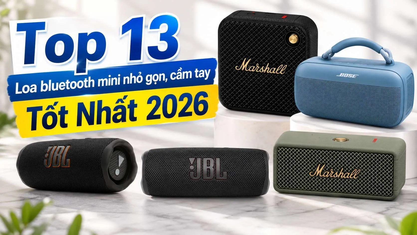 Top 13 Loa bluetooth mini nhỏ gọn, cầm tay Tốt Nhất 2026