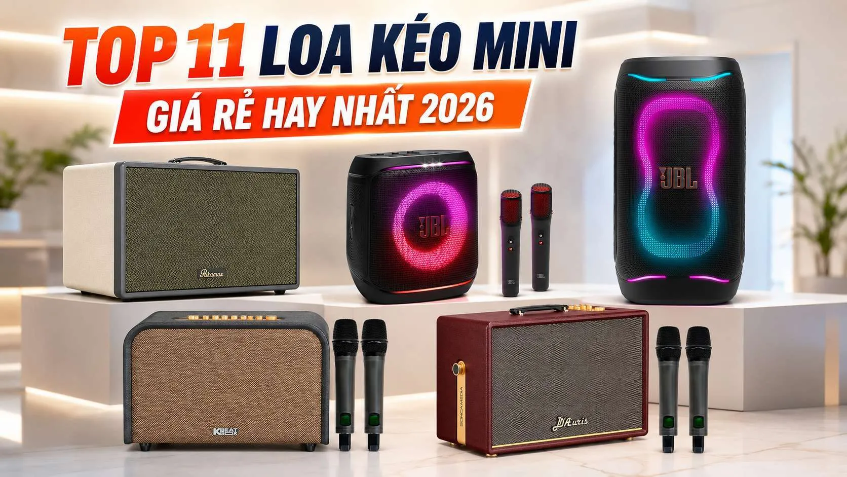Top 11 Loa Kéo Mini Giá Rẻ hay nhất 2026 - Bạn có biết?