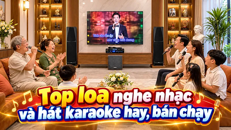 Top loa nghe nhạc và hát karaoke hay, bán chạy