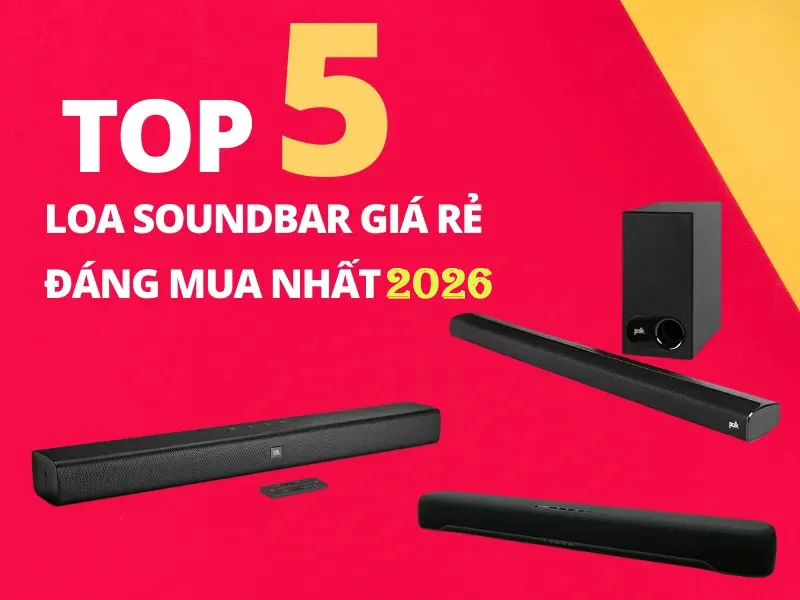 Top 5 mẫu loa soundbar giá rẻ bán chạy nhất 2026 tại Bảo Châu Elec