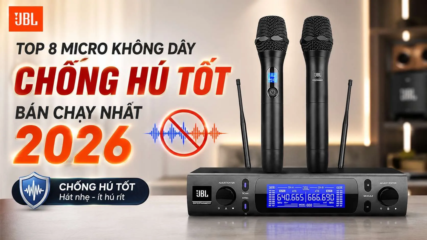 Top 8 micro không dây chống hú tốt bán chạy nhất 2026