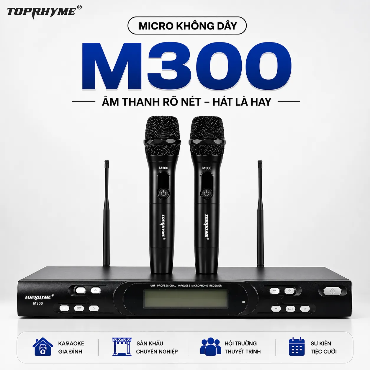 Micro không dây Toprhyme M300