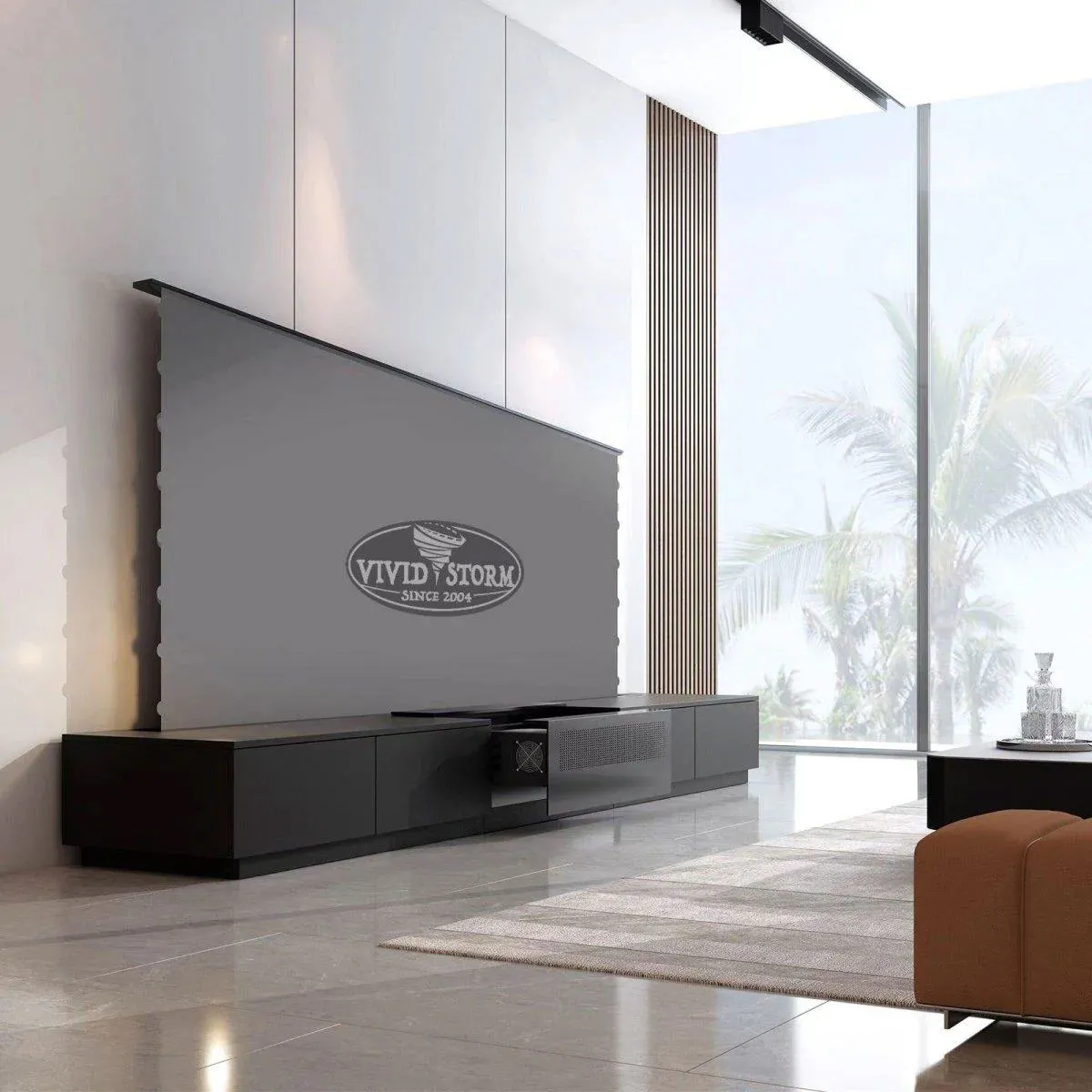 Tủ Kệ Đặt Máy Chiếu Màn Chiếu Siêu Gần Vividstorm Monte Carlo