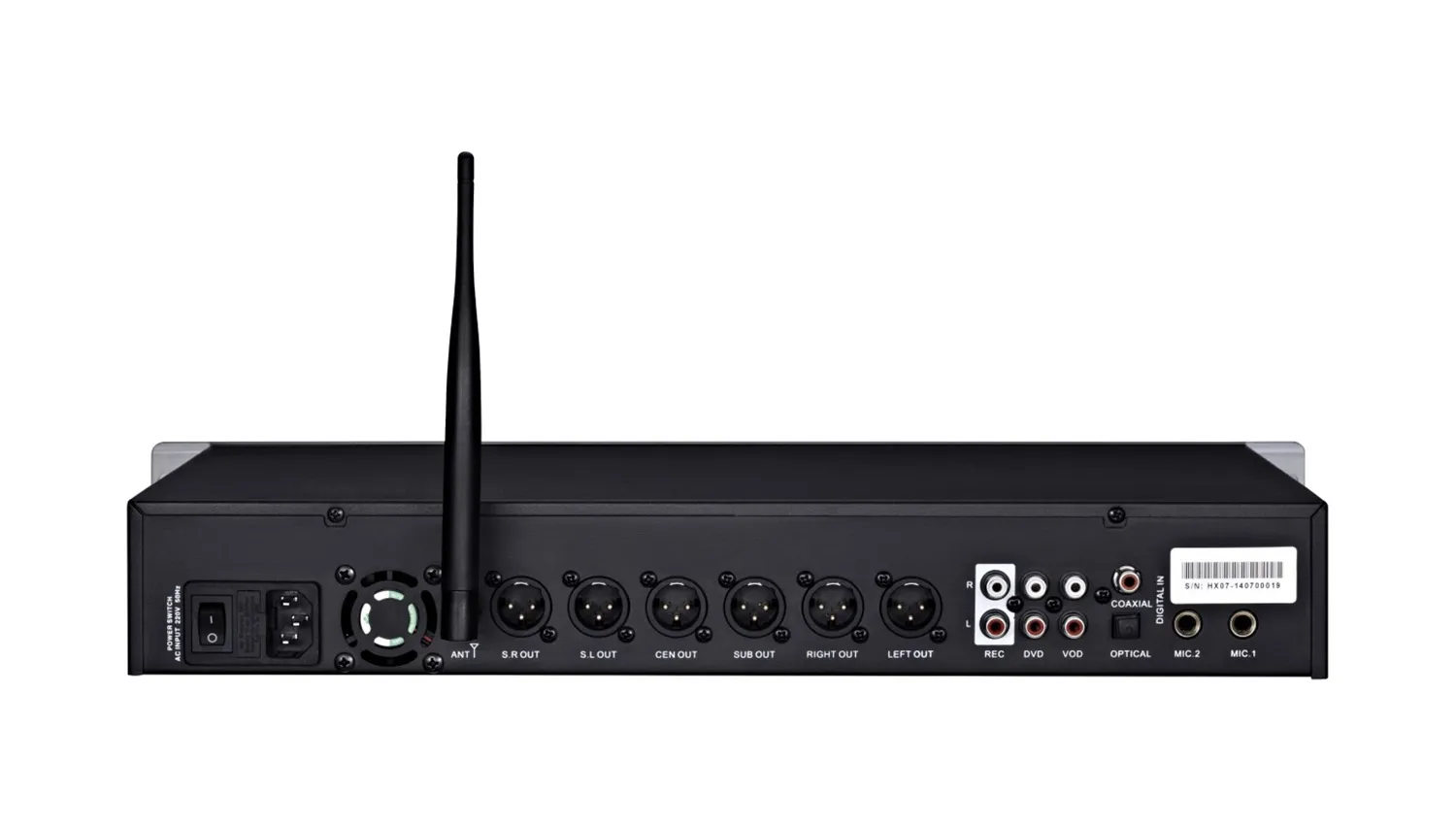 Mặt sau Vang số AAP Audio K9800II Plus