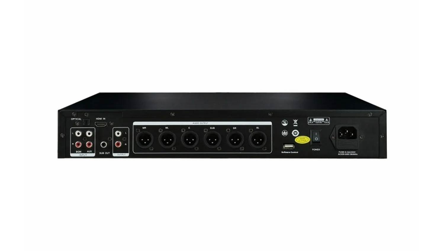 Vang số Boston Acoustics BA5000 mặt sau