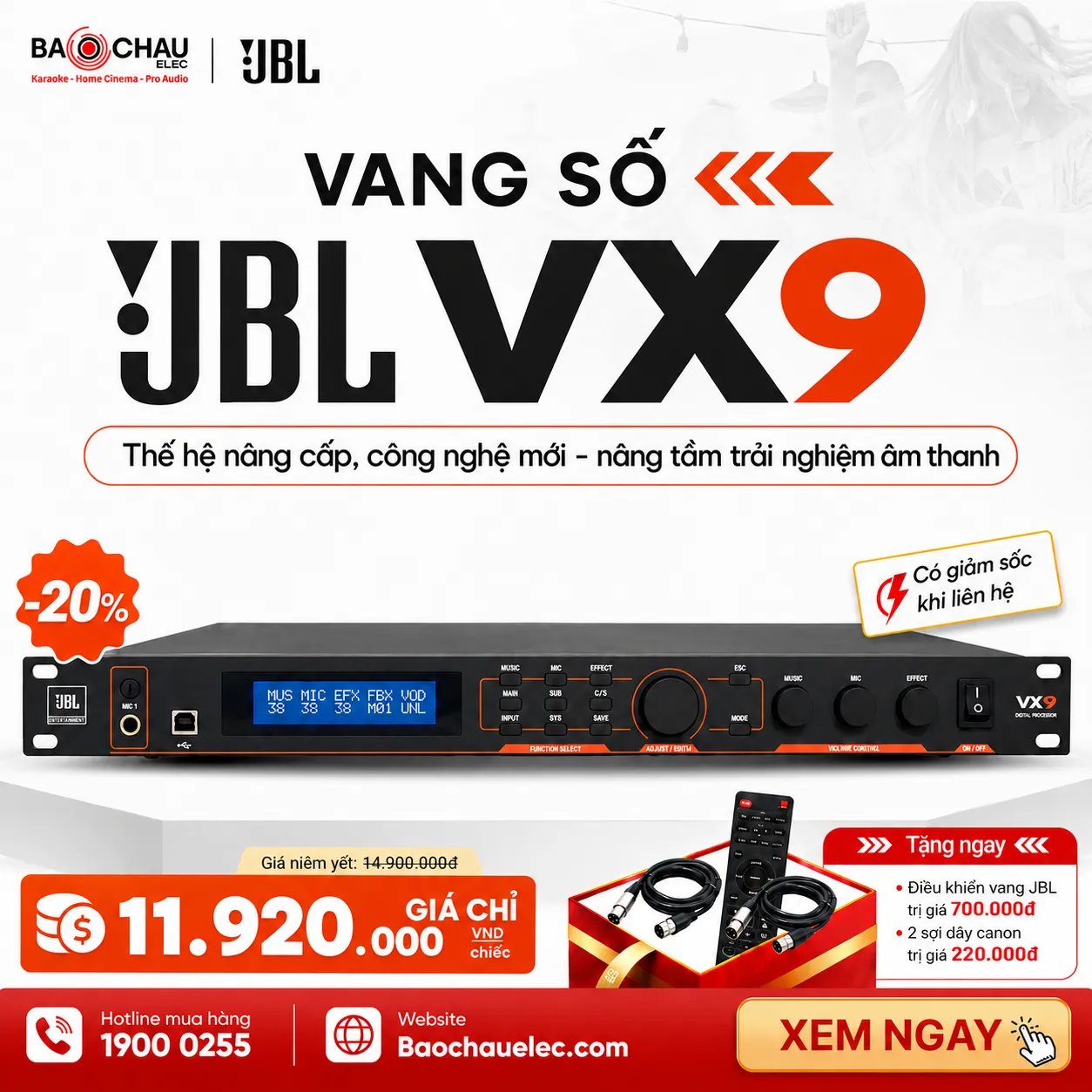 vang số JBL VX9 - Hình 1