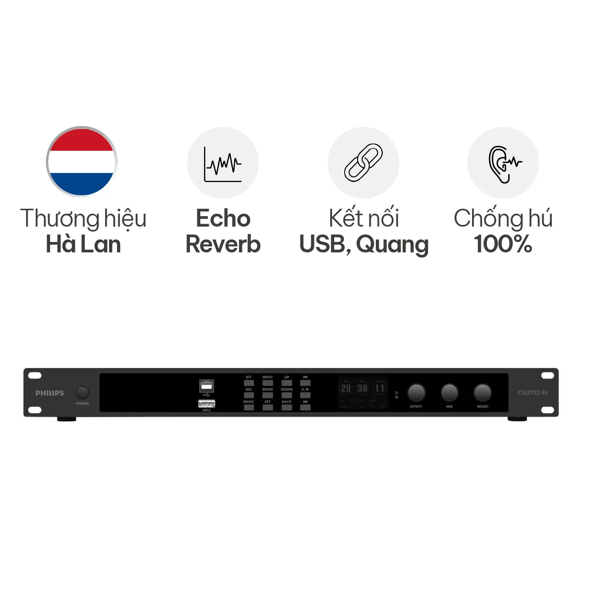 Vang số Philips CSS3752/70