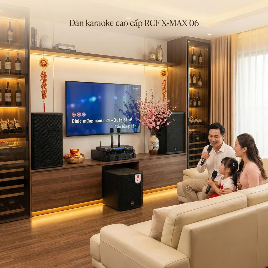 Dàn karaoke cao cấp RCF X-MAX 06 (RCF X MAX 12, BIK VM620A, BIK BPR-5800, BIK BBK-W25A, Baiervires BS9800) - Hình 7