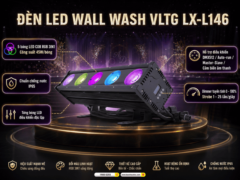Đ&egrave;n LED Wall Wash VLTG LX-L146