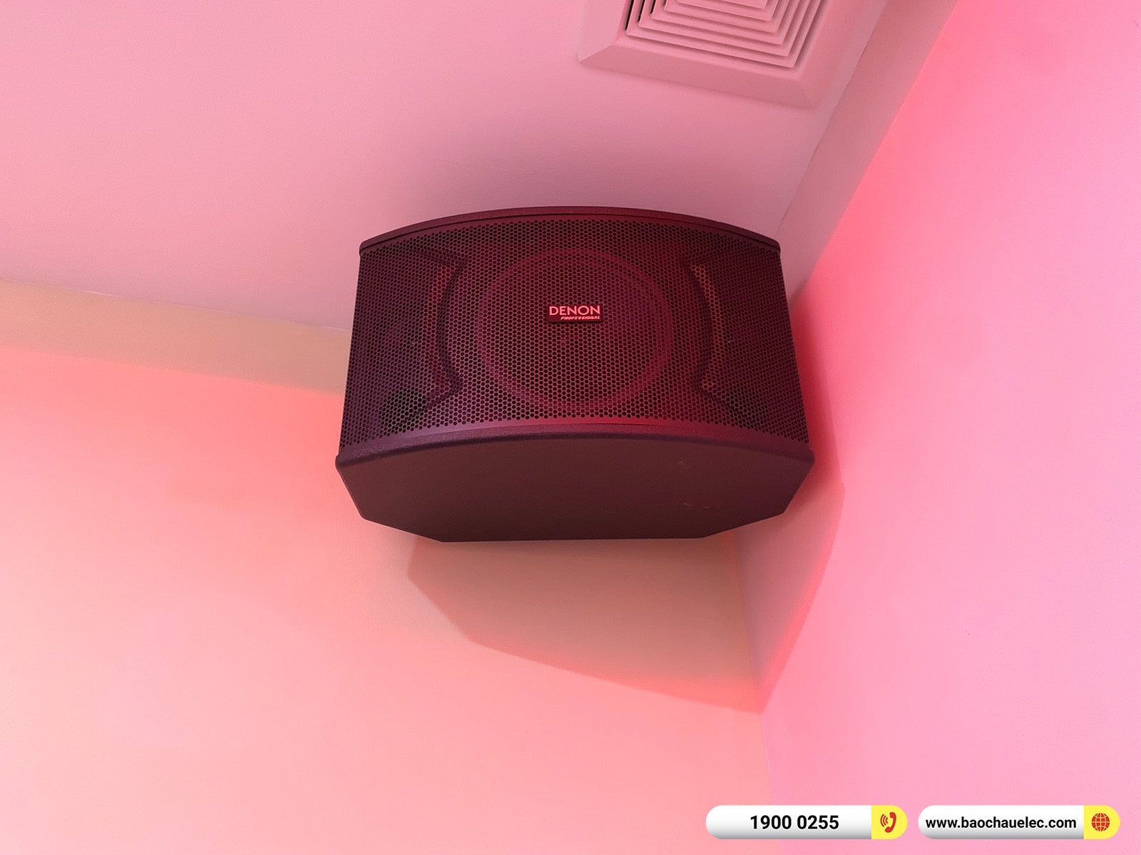 Lắp đặt 10 ph&ograve;ng karaoke box mini cho anh Hu&acirc;n tại H&agrave; Nội (Denon DP-C10, BKSound DKA 5500)