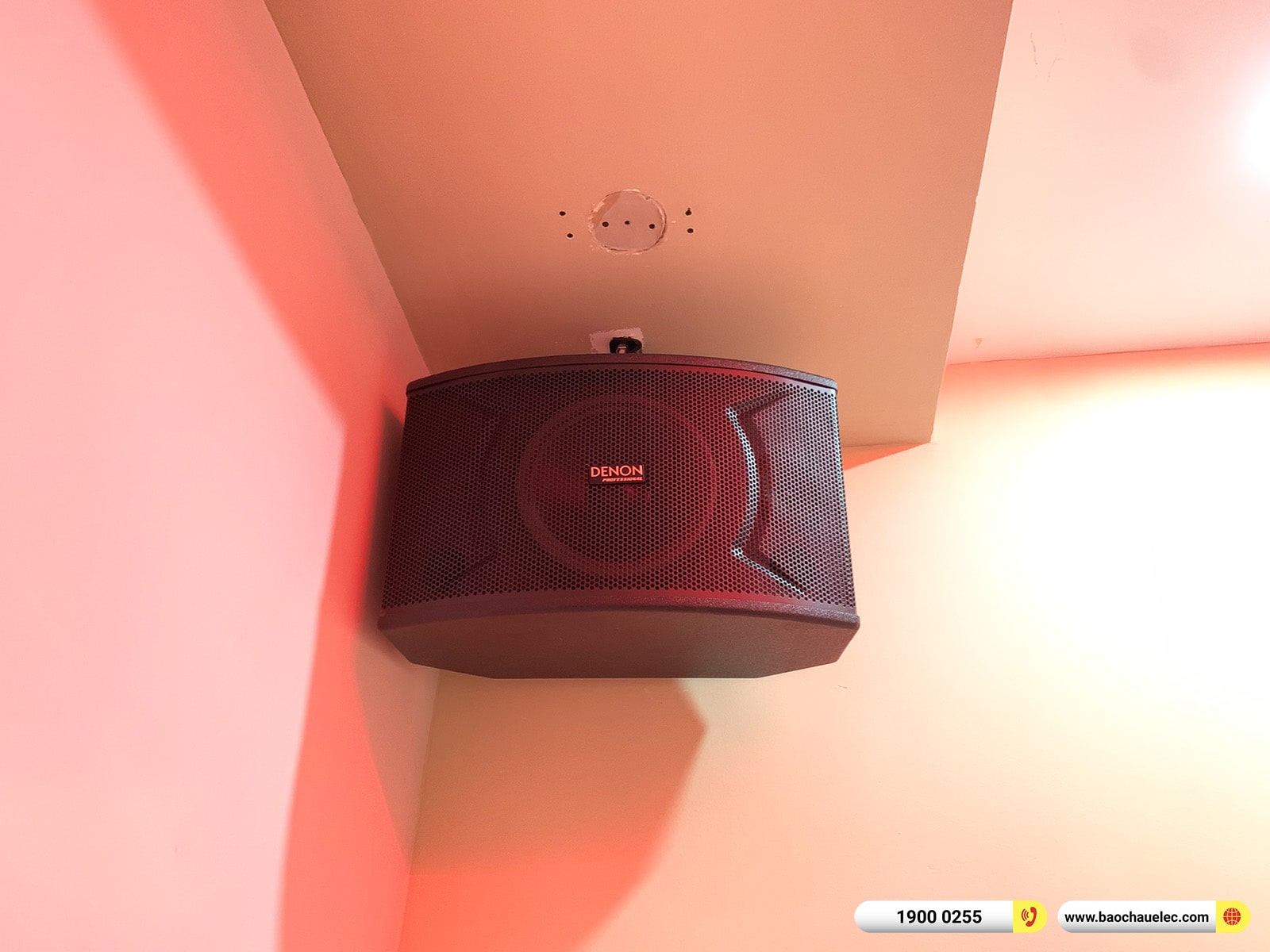 Lắp đặt 10 ph&ograve;ng karaoke box mini cho anh Hu&acirc;n tại H&agrave; Nội (Denon DP-C10, BKSound DKA 5500)