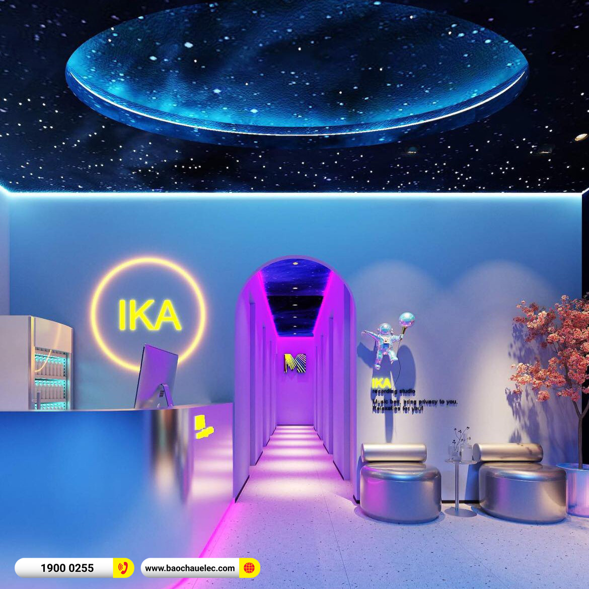 Lắp đặt 10 ph&ograve;ng karaoke box mini cho qu&aacute;n IKA Recording Studio tại H&agrave; Nội 