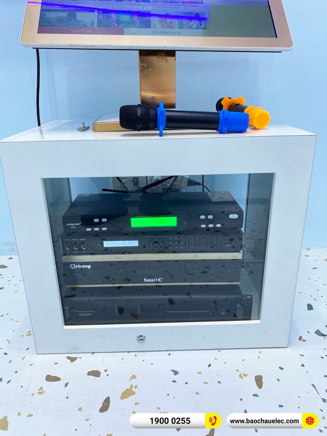 Lắp đặt 10 ph&ograve;ng karaoke box mini cho qu&aacute;n IKA Recording Studio tại H&agrave; Nội 