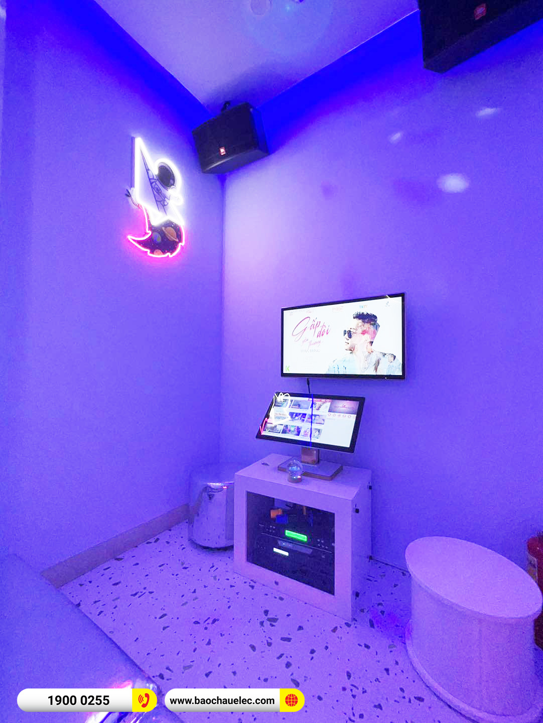 Lắp đặt 10 ph&ograve;ng karaoke box mini cho qu&aacute;n IKA Recording Studio tại H&agrave; Nội 