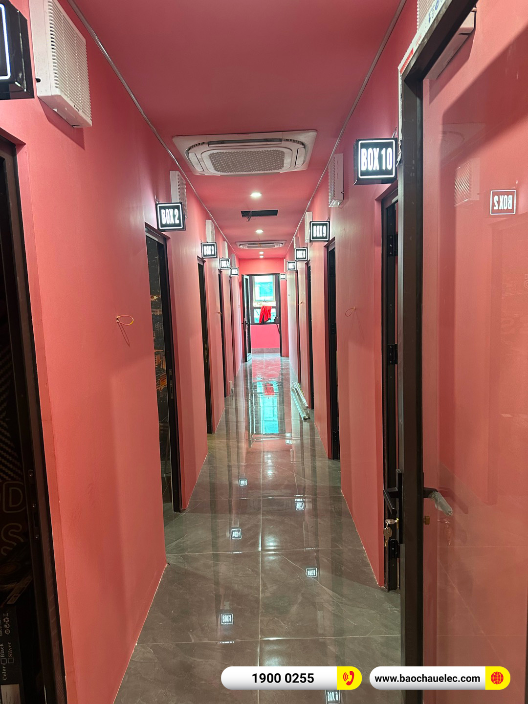 Lắp đặt 10 ph&ograve;ng karaoke box mini cho chị Nguyệt tại H&agrave; Nội 