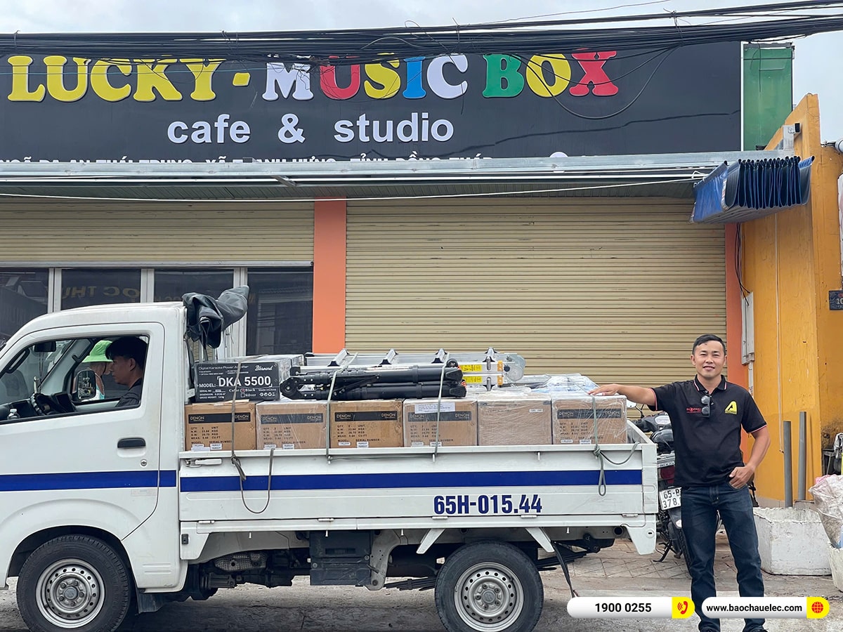 Lắp đặt 10 ph&ograve;ng karaoke box mini cho qu&aacute;n Lucky Music Box tại Tiền Giang