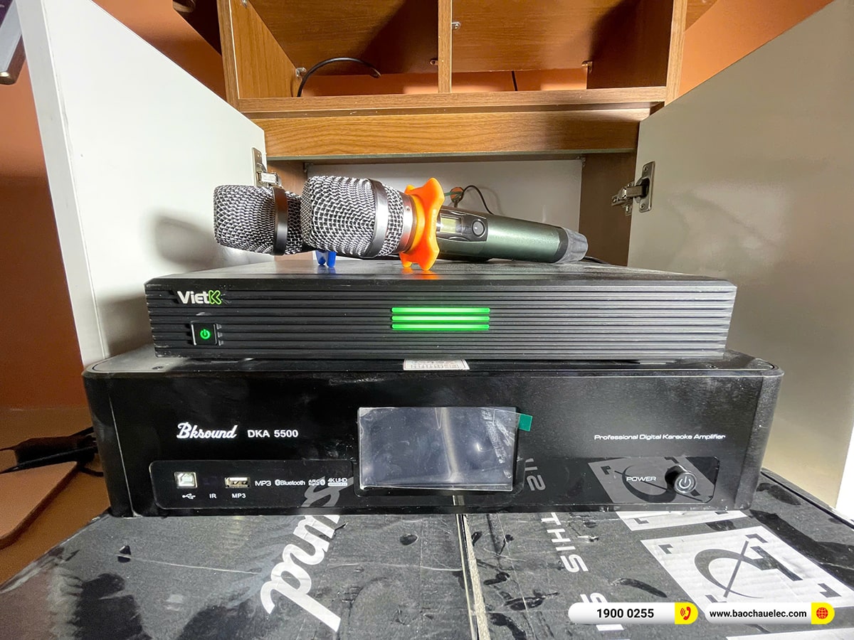 Lắp đặt 10 ph&ograve;ng karaoke box mini cho qu&aacute;n Lucky Music Box tại Tiền Giang