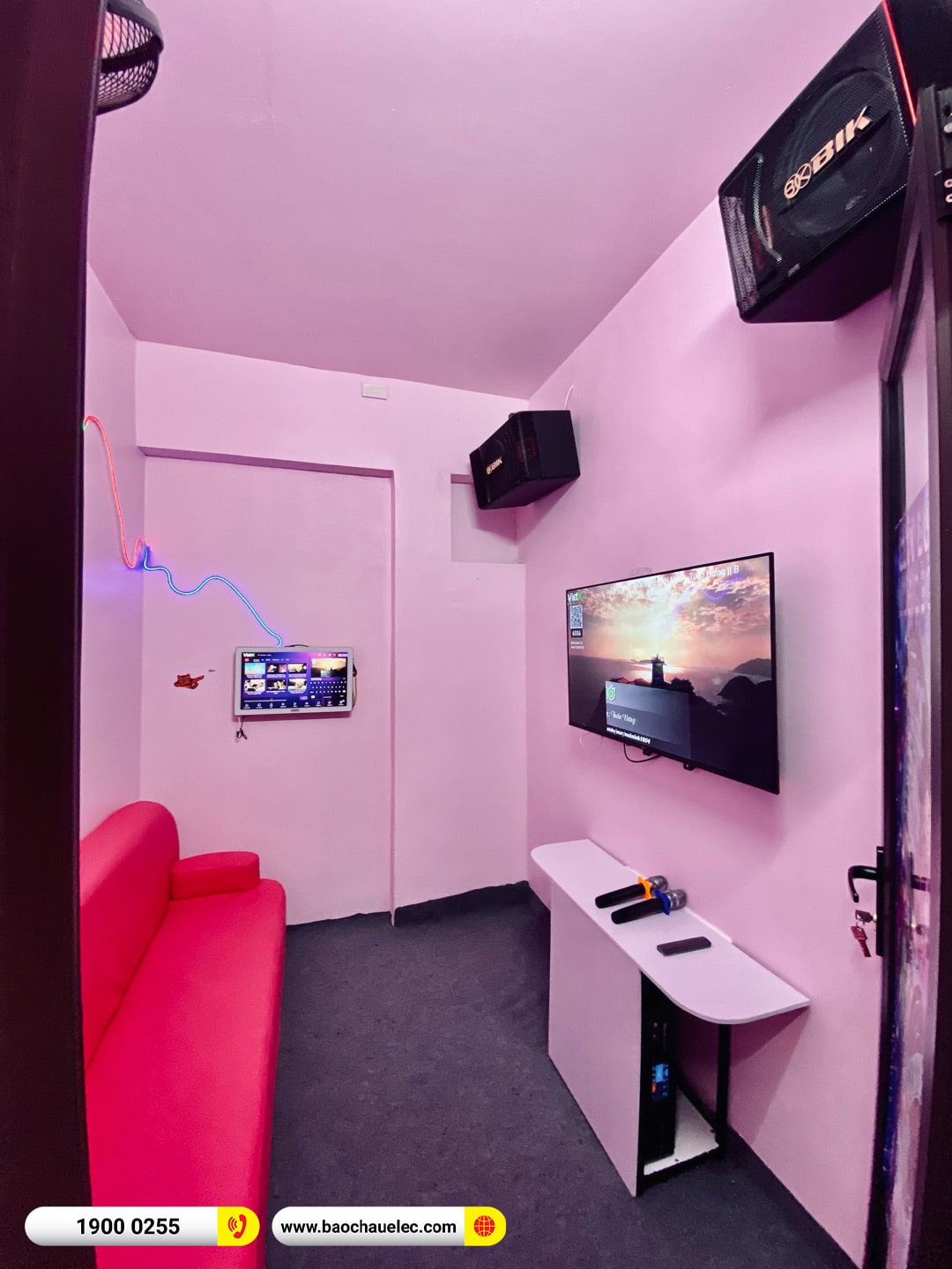 Lắp đặt 10 ph&ograve;ng karaoke box mini cho kh&aacute;ch h&agrave;ng tại Hải Dương