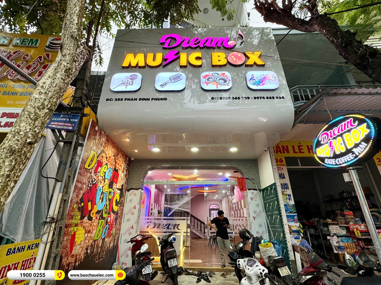 Lắp đặt 11 ph&ograve;ng karaoke box mini cho qu&aacute;n Dream Music Box tại Quảng Ng&atilde;i