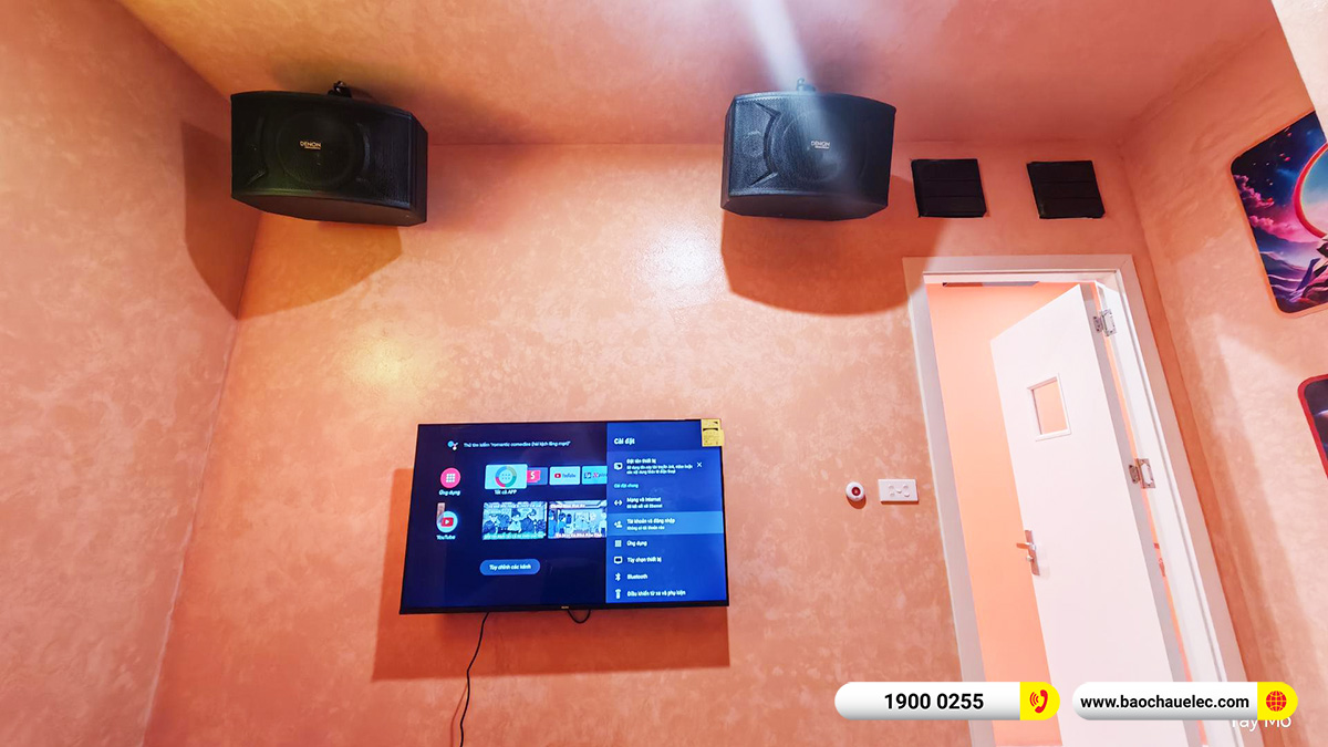 Lắp đặt 11 ph&ograve;ng karaoke box mini cho qu&aacute;n Jino Music Box tại H&agrave; Nội 