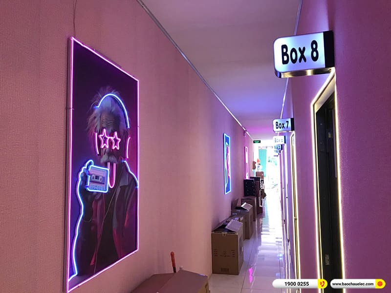 Lắp đặt 11 ph&ograve;ng karaoke box mini cho Luna Box tại An Giang 