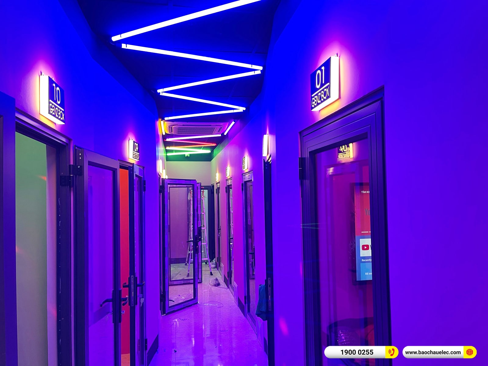Lắp đặt 12 phòng karaoke box mini cho quán Genz Box tại Hà Nội