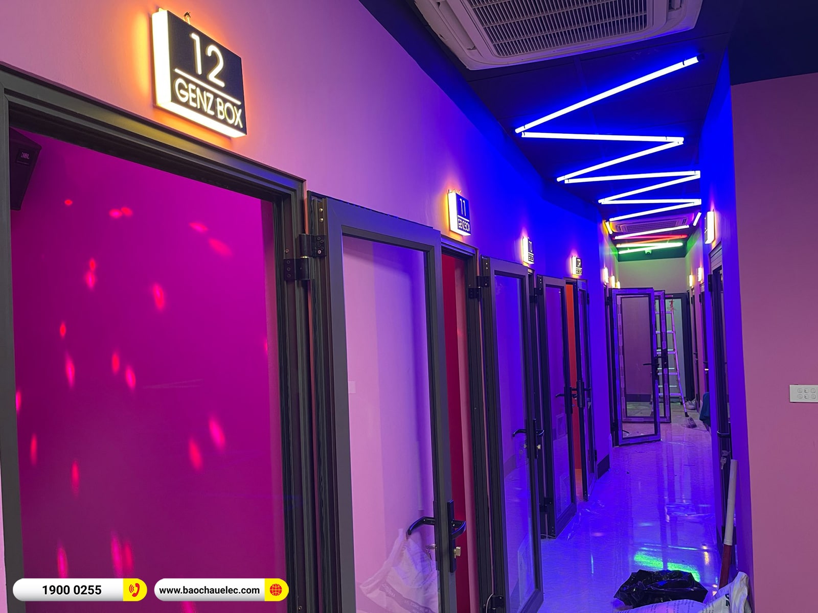 Lắp đặt 12 phòng karaoke box mini cho quán Genz Box tại Hà Nội