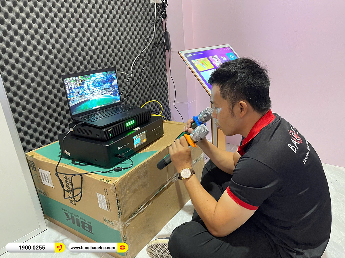 Lắp đặt 13 ph&ograve;ng karaoke box mini cho anh Hải tại Cần Thơ
