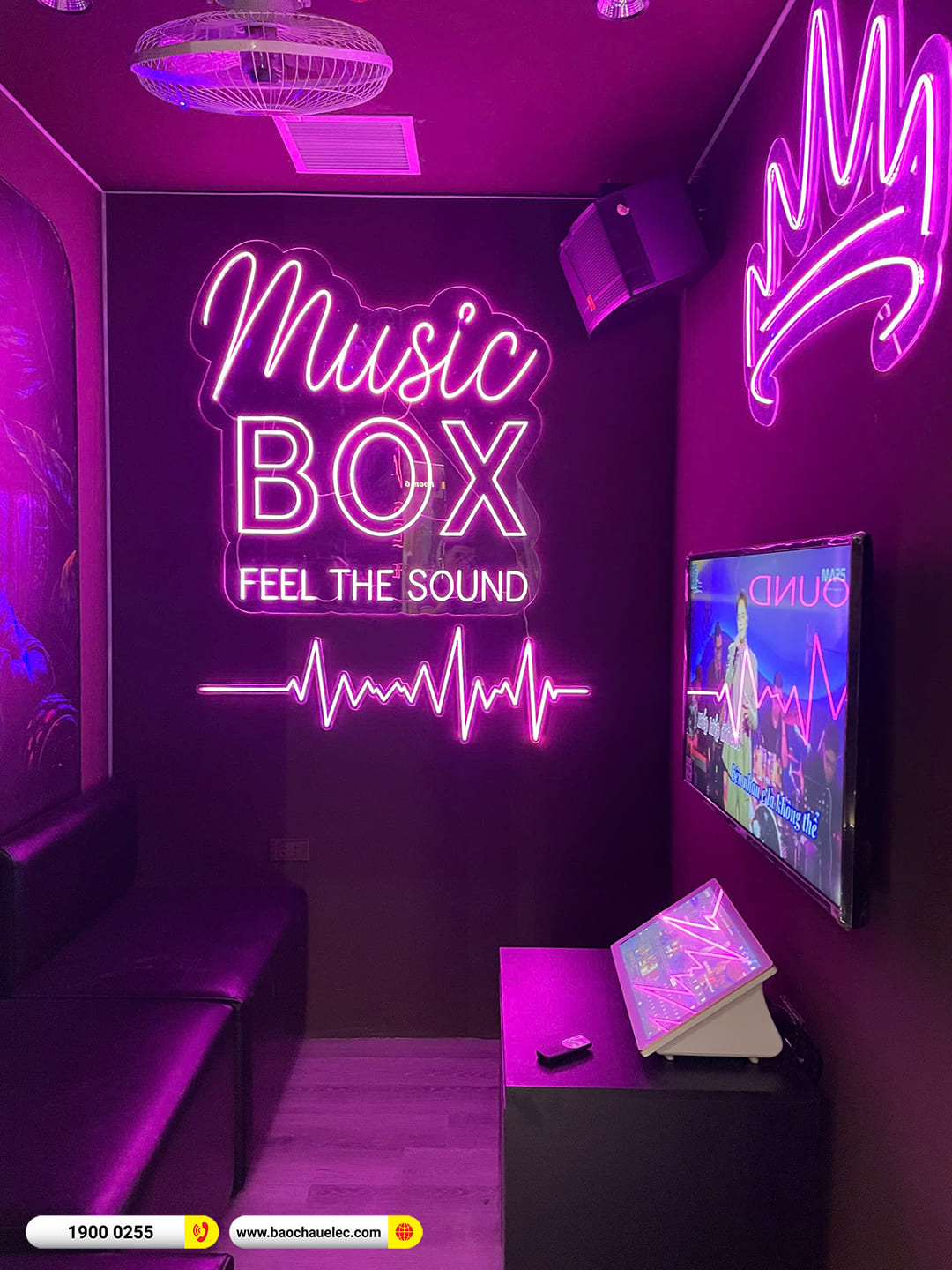 Lắp đặt 14 phòng karaoke box mini cho LB Musicbox & Photobooth tại Hà Nội