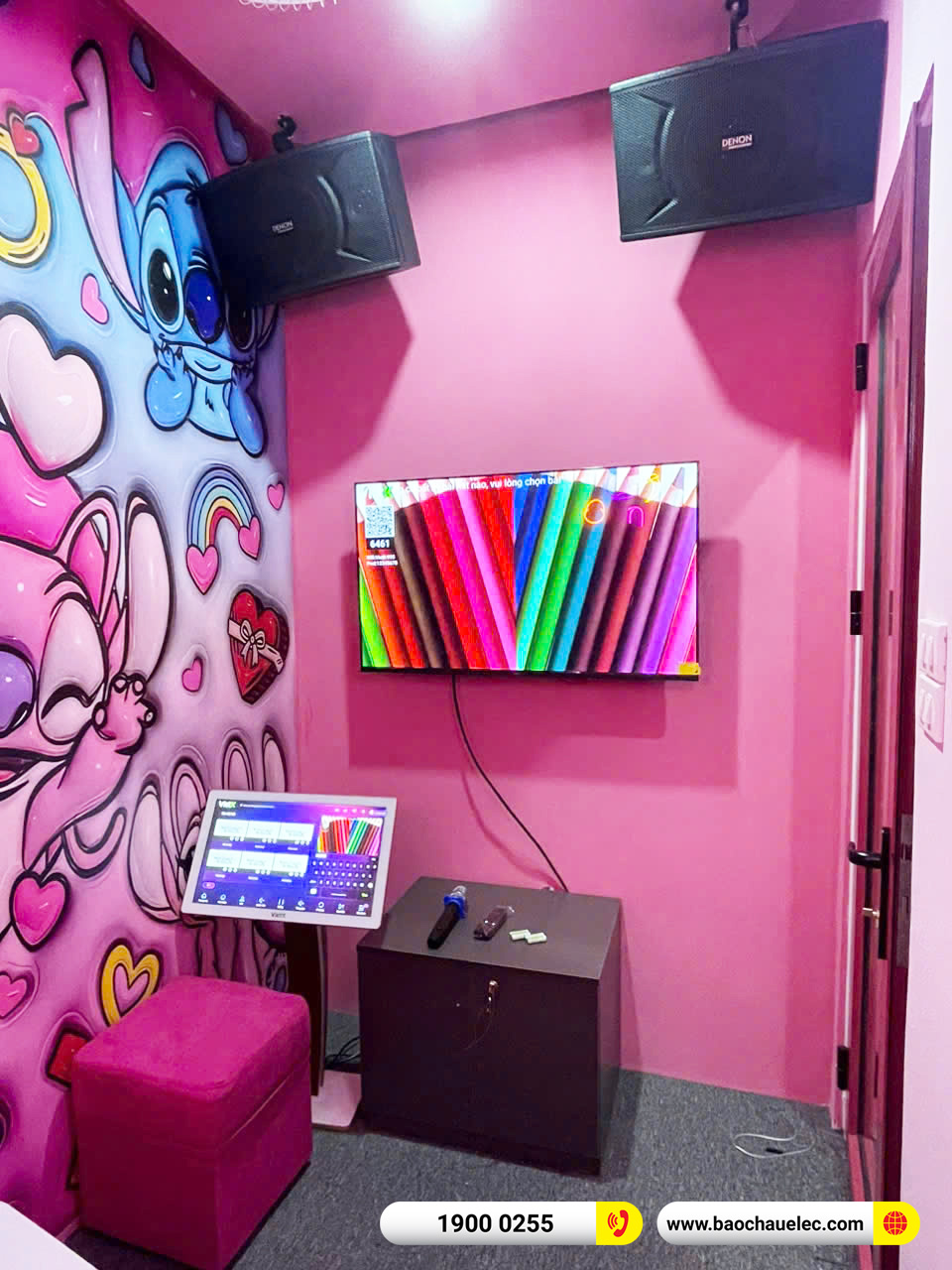 16 ph&ograve;ng karaoke box mini cho qu&aacute;n White Entertaiment Music Center tại H&agrave; Nội 