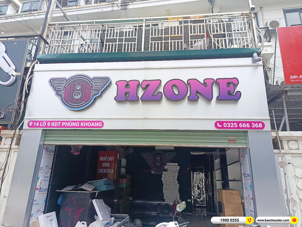 Lắp đặt 16 phòng karaoke box mini cho quán Hzone CS2 tại Hà Nội