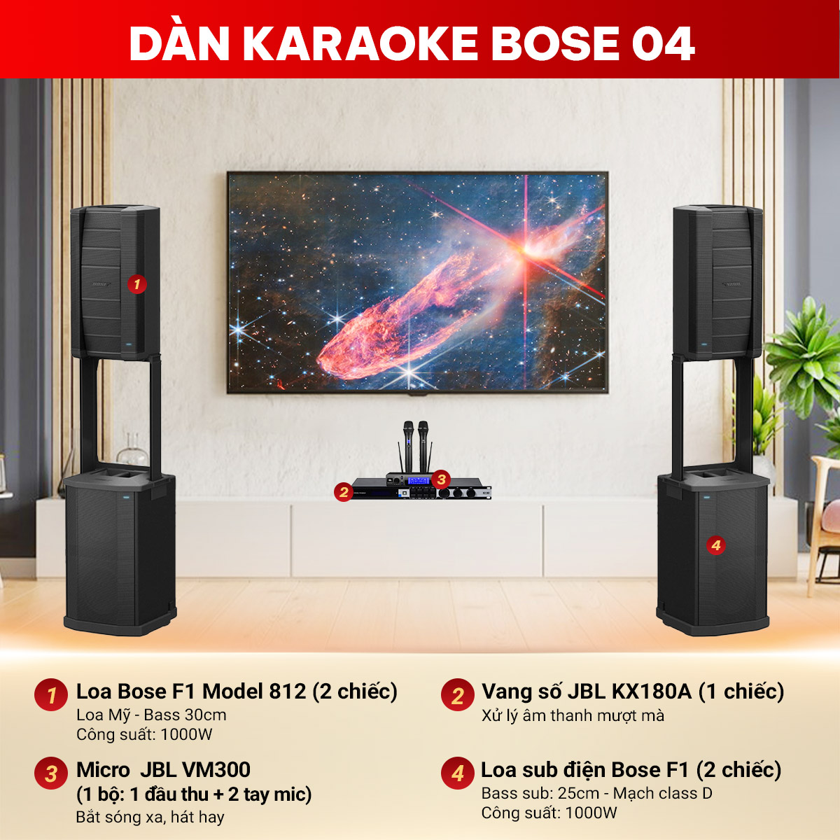 D&agrave;n karaoke Bose 04