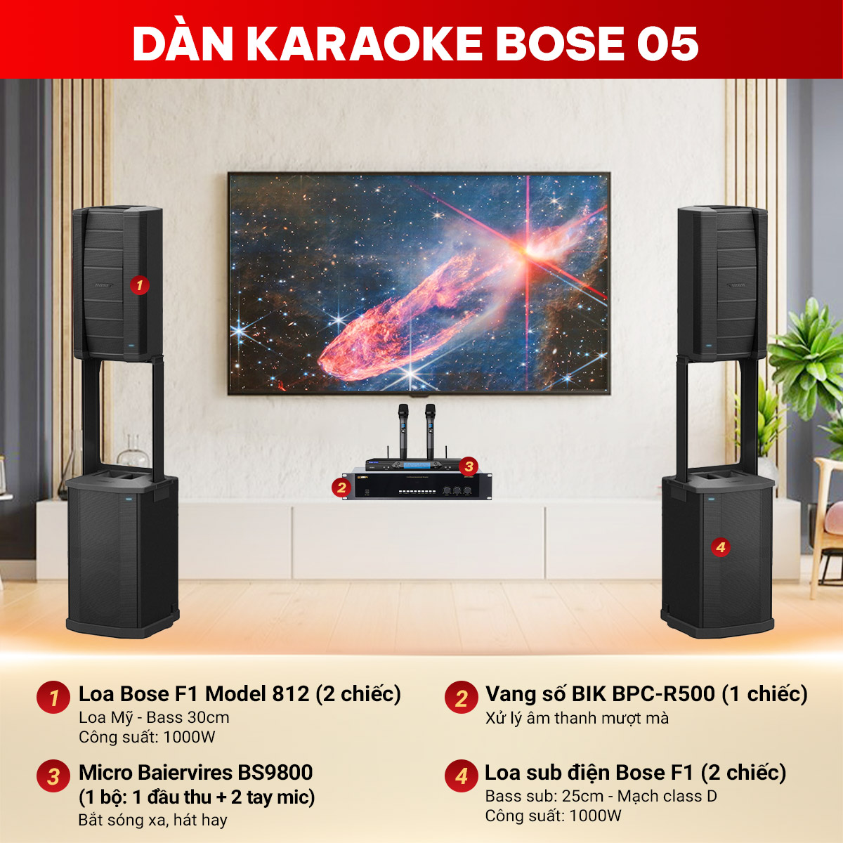 D&agrave;n karaoke Bose 05