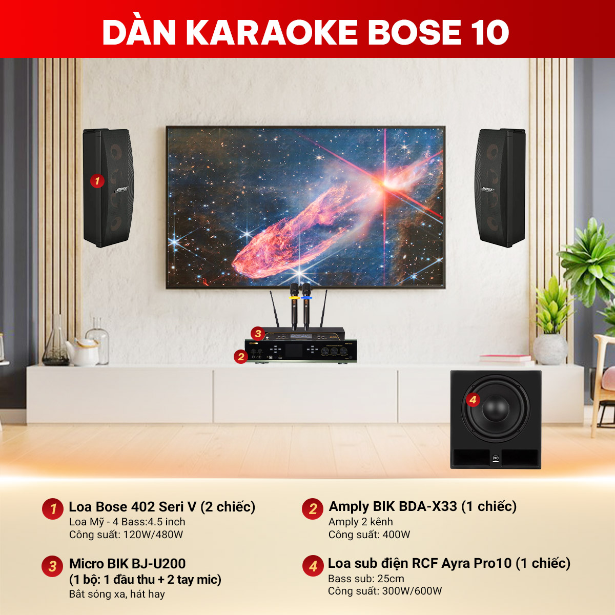 Dàn karaoke Bose 10