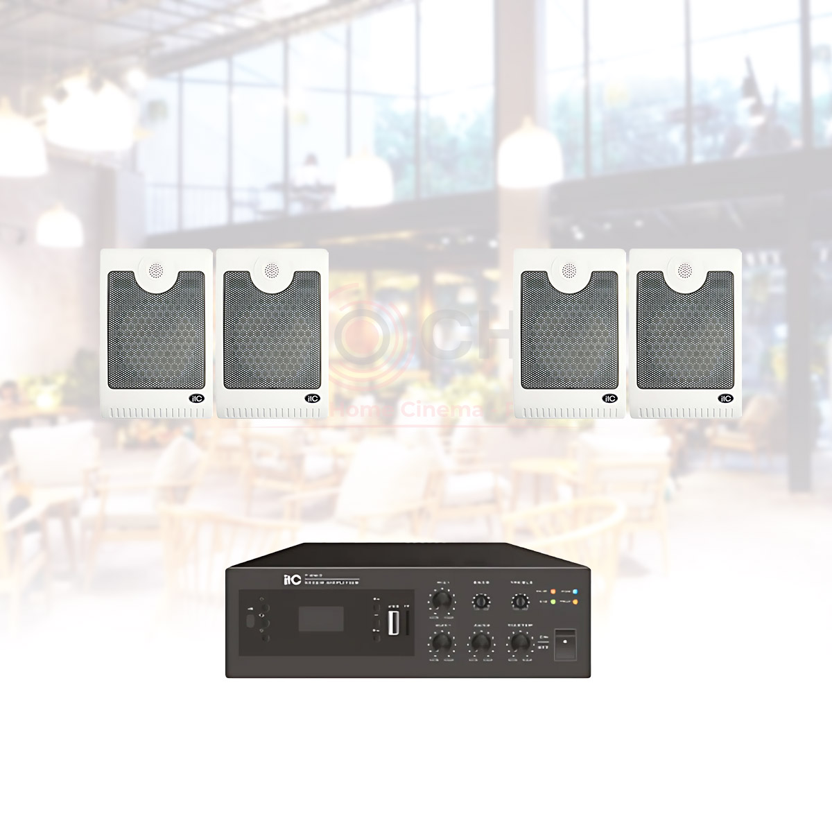 Hệ thống âm thanh quán cafe, nhà hàng, shop 03