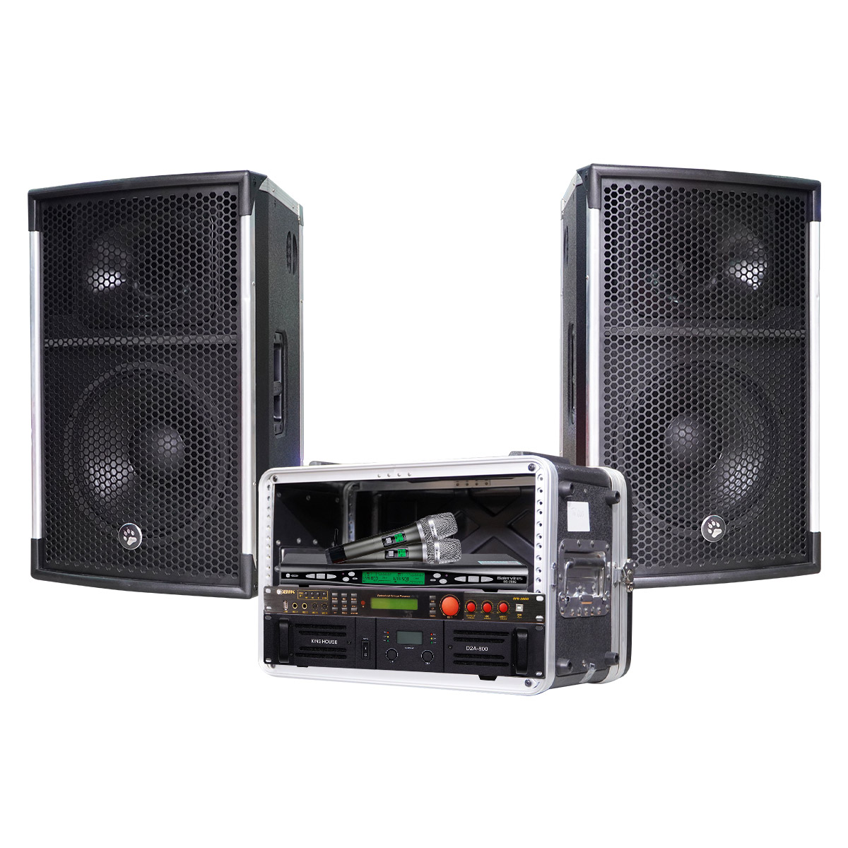 Dàn âm thanh hội trường, sân khấu, đám cưới BC-CatKing 08 (CatKing Pro 1.5+, D2A-800, BPR-5600...) - Hình 1