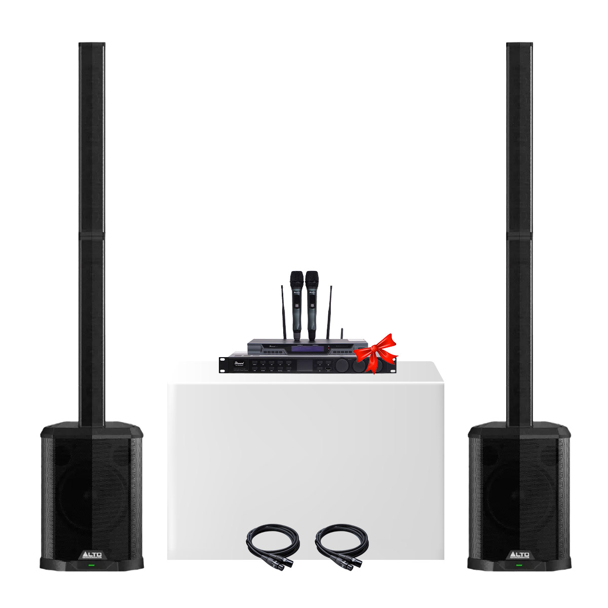 Combo loa cột Alto TS112C New 2025- 02 (Alto TS112C, Bksound VX10, Bksound M200)