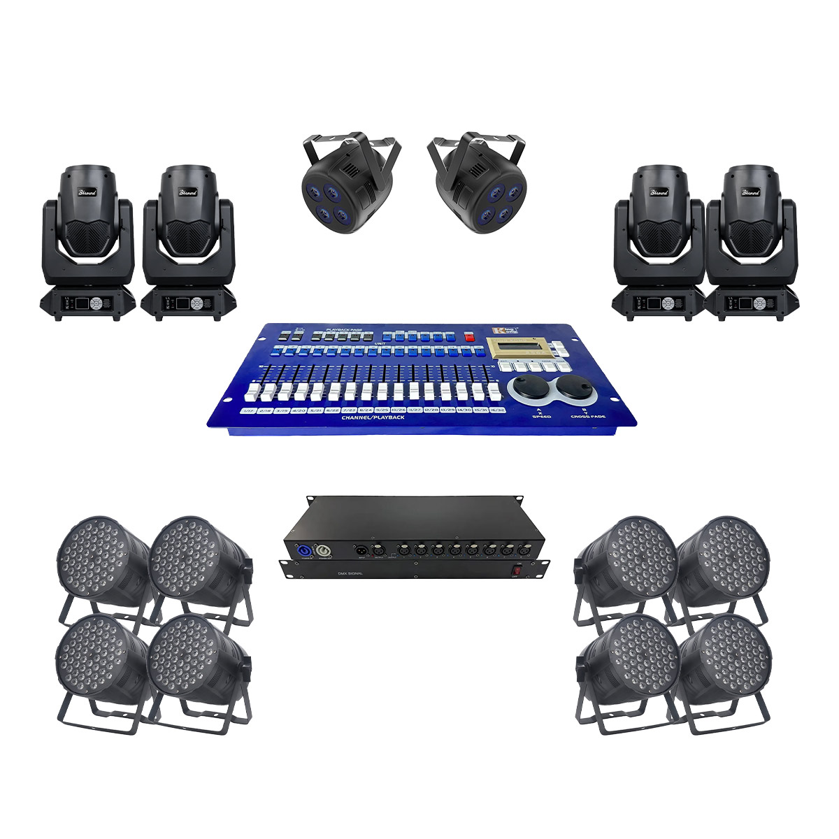 Combo Đèn Ánh Sáng Sân Khấu, Sự Kiện, Đám Cưới 03