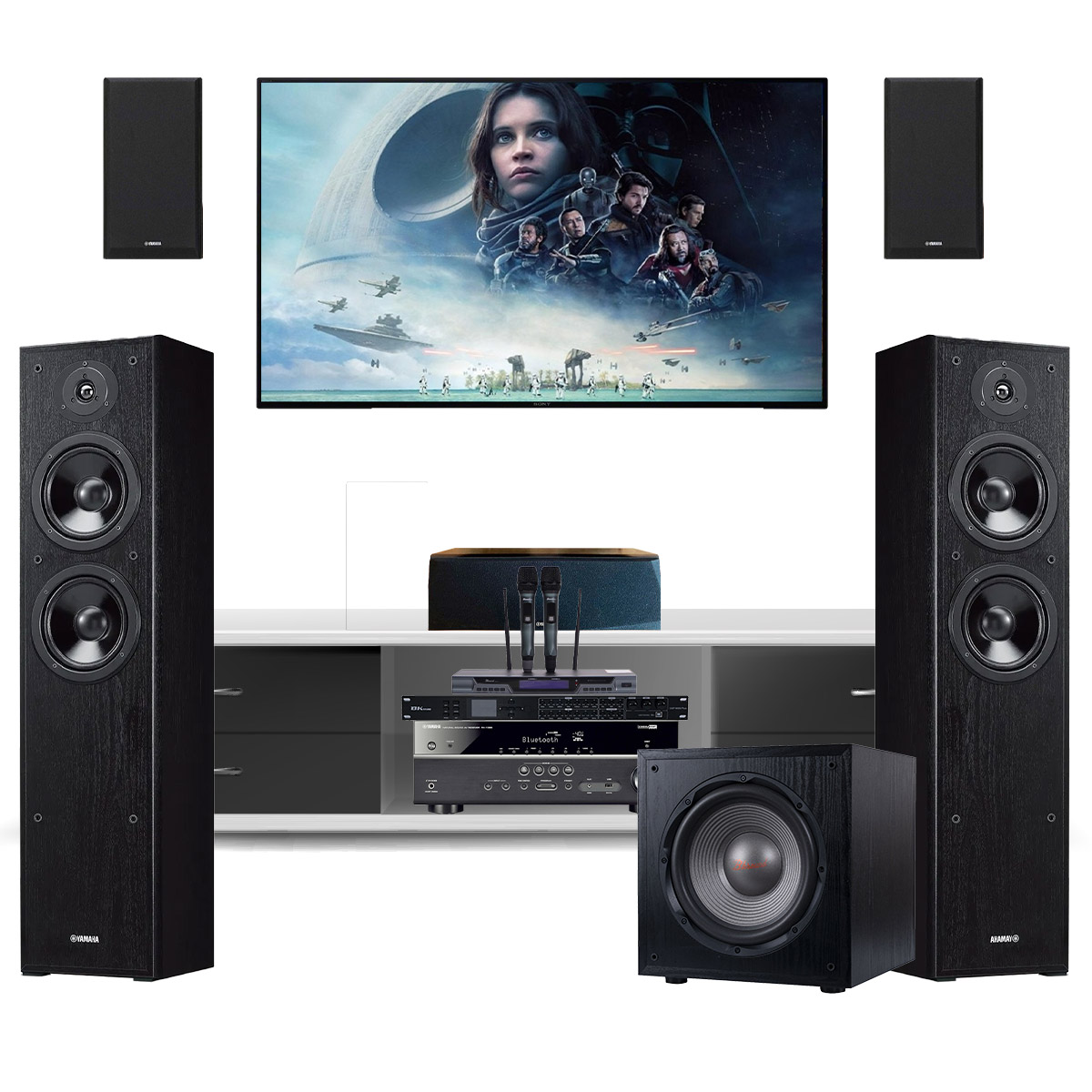 Dàn Âm Thanh Đa Chức Năng Xem Phim, Nghe Nhạc, Karaoke 08