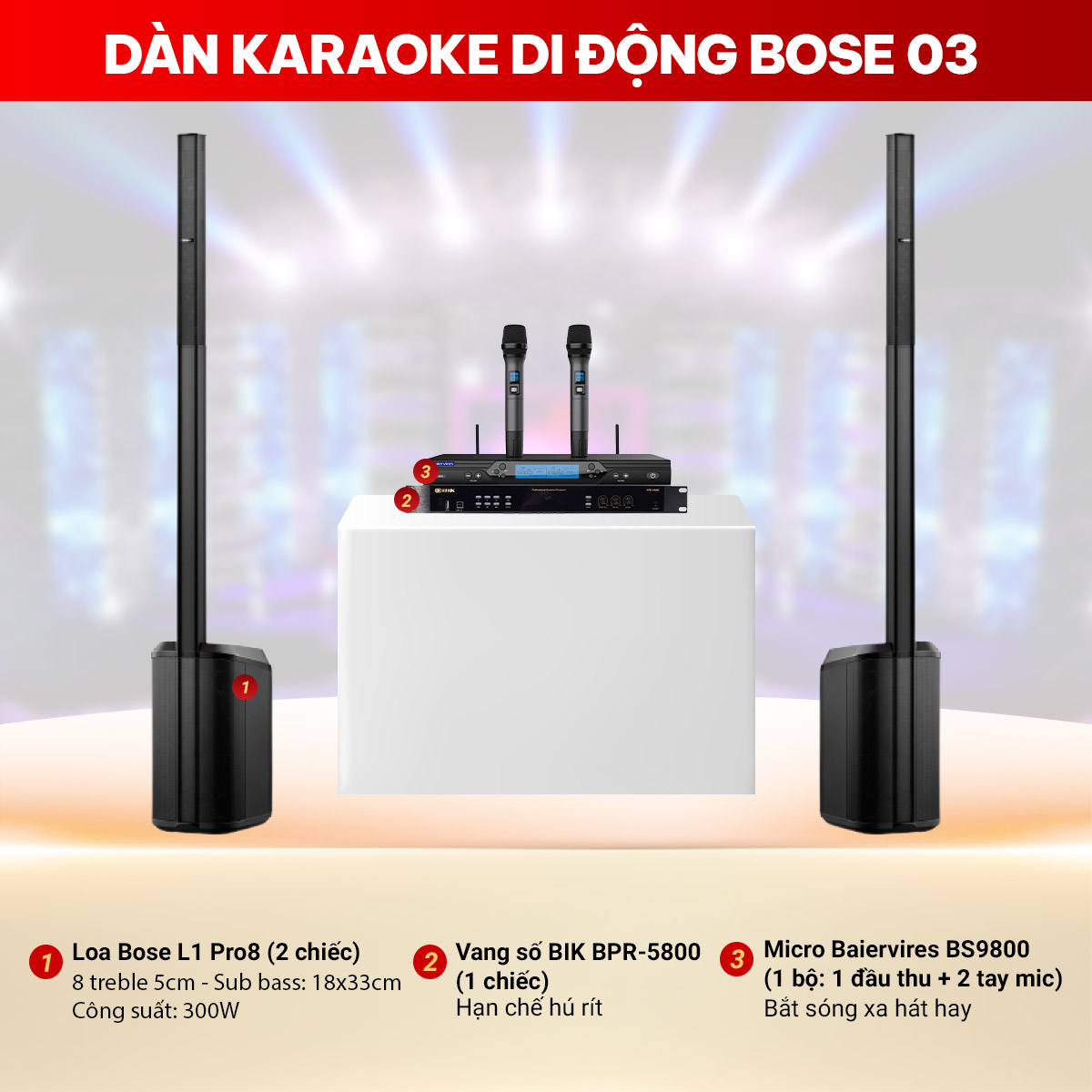 Dàn karaoke di động Bose 03