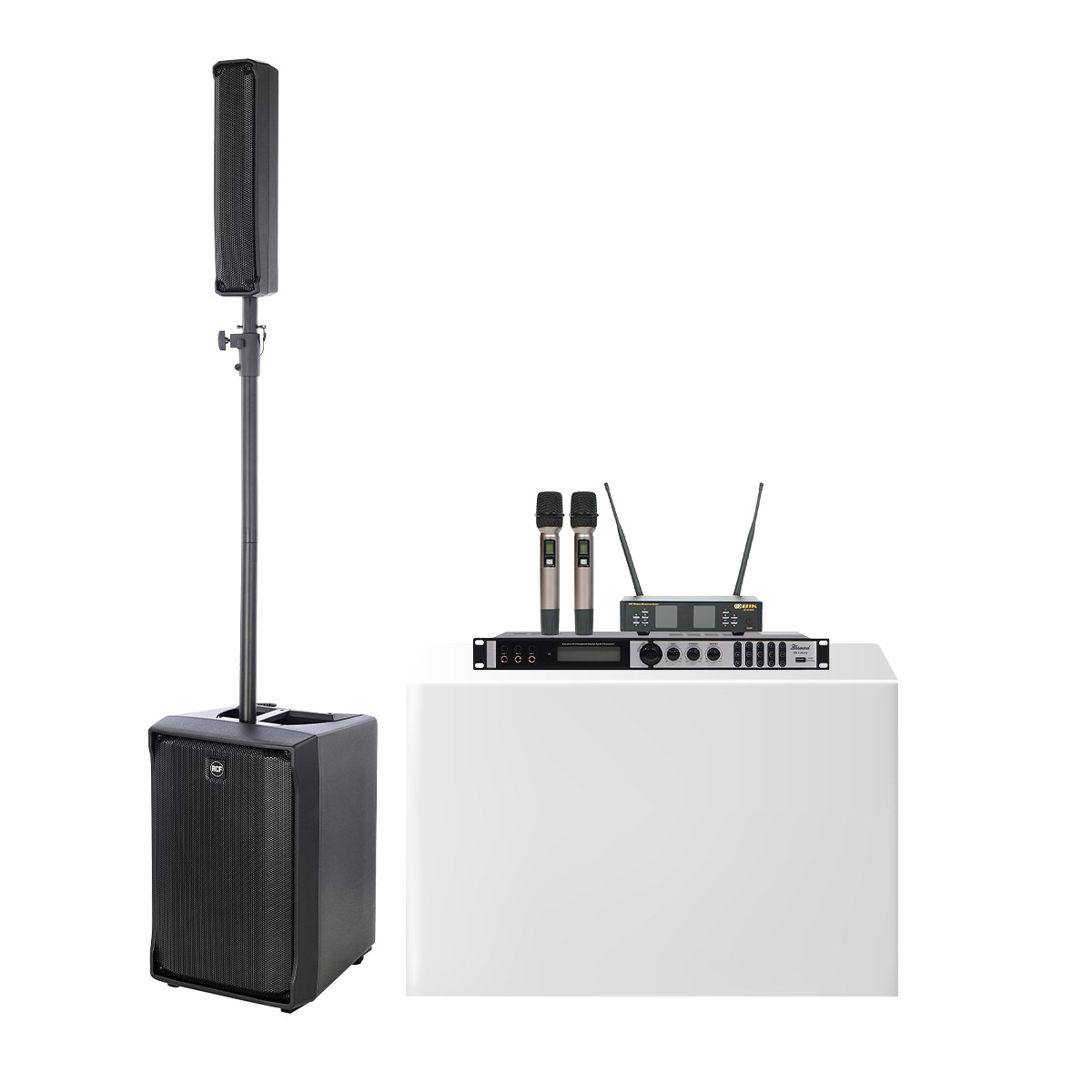 Dàn karaoke di động RCF 09 (RCF EVOX JMIX8, Bksound X6 Luxury, BIK BJ-U100II) - Hình 1