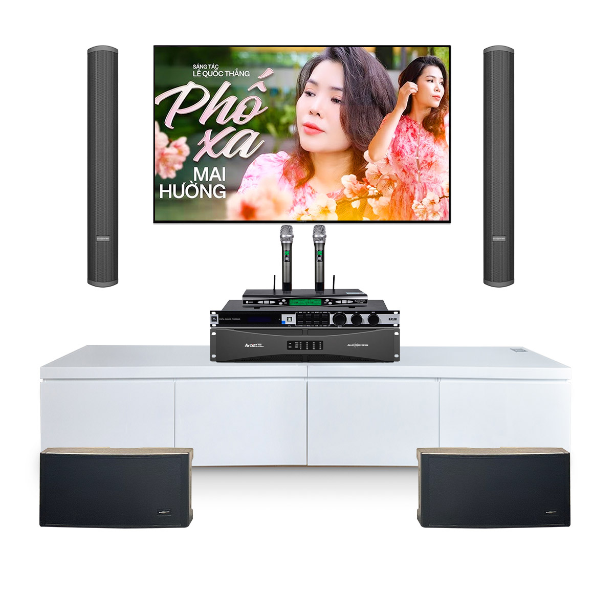 Dàn karaoke gia đình gắn tường Audiocenter Artist T83-03