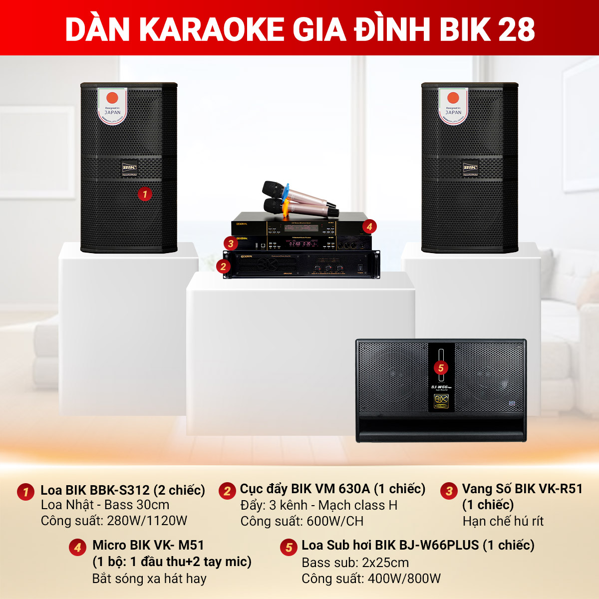 D&agrave;n karaoke gia đ&igrave;nh BIK 28