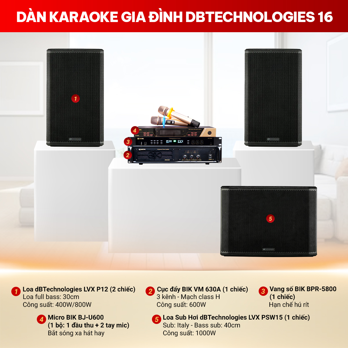 d&agrave;n karaoke gia đ&igrave;nh dBTechnologies 16