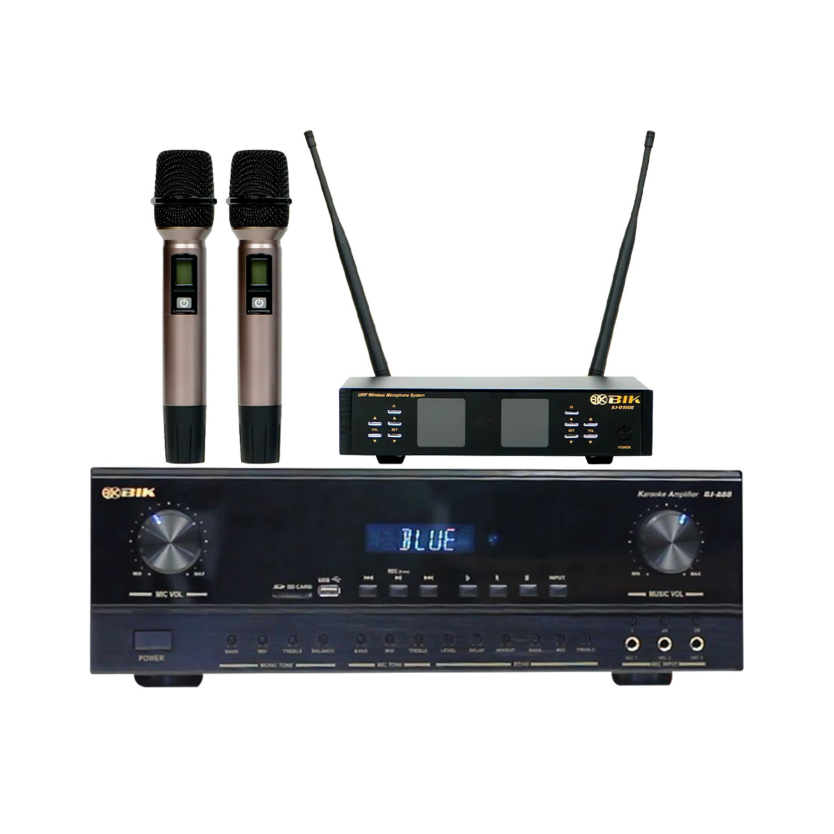 Dàn karaoke gia đình giá rẻ JBL 35 (JBL CV1652T, BIK BJ-A88, BKSound SW212, BIK U100II) - Hình 6